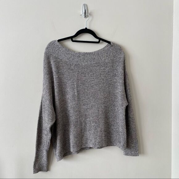 FREE People-Cotton/Rayon Alana Off Shoulder Pullover (Size:XS) - Picture 4 of 11